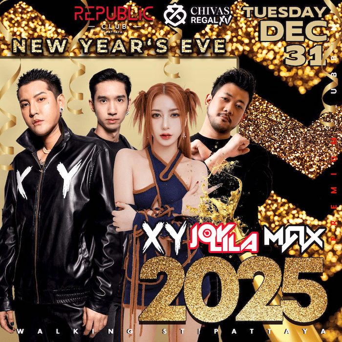 NYE 2024 2025 REPUBLIC CLUB PATTAYA