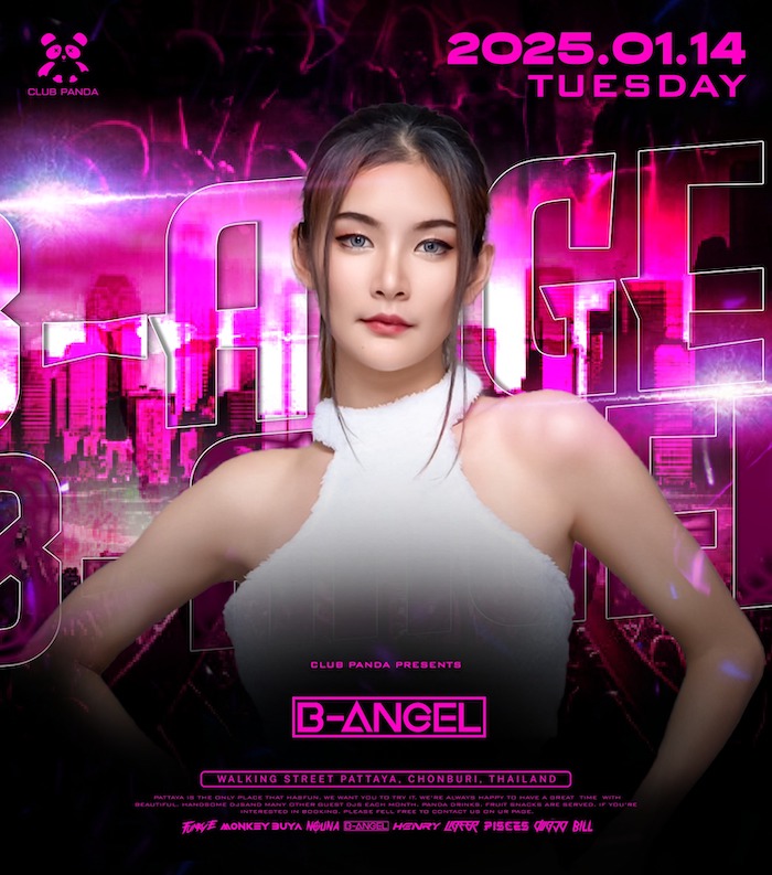 B-Angel at Club Panda Pattaya Tuesday January 14th 2025