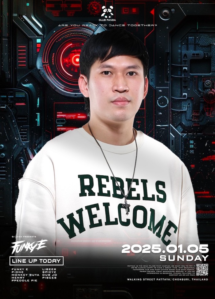 DJ Funky E at Club Panda January 5th 2025 DJ Funky E at Club Panda Pattaya January 5th 2025