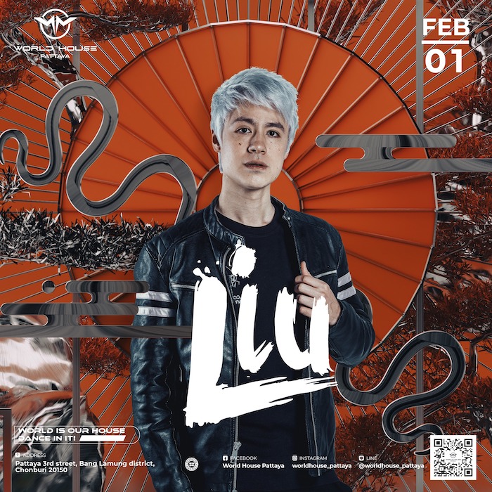 DJ Liu at World House Pattaya February 1st 2025