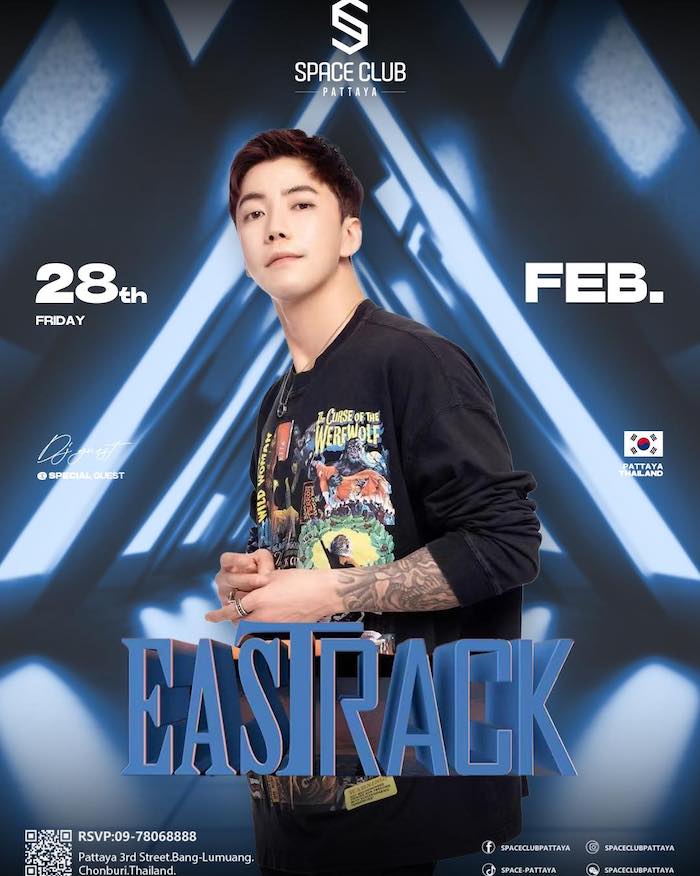 DJ Eastrack at Space Club Pattaya February 28th 2025