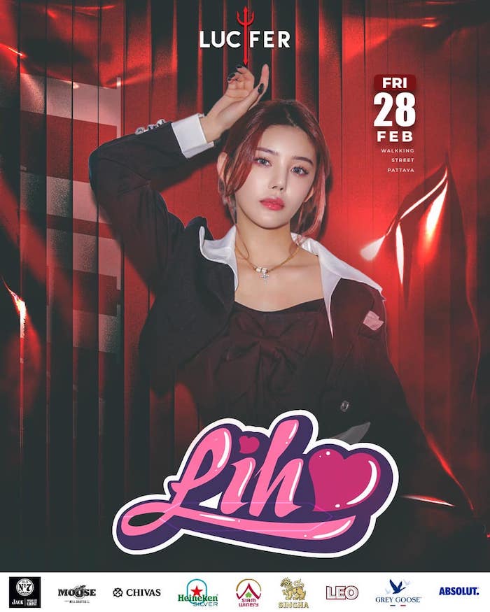 DJ Liha at Lucifer Club Pattaya February 28th 2025