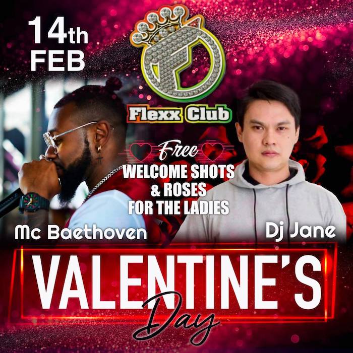 MC Baethoven & DJ Jane at Flexx Club Pattaya February 14th 2025