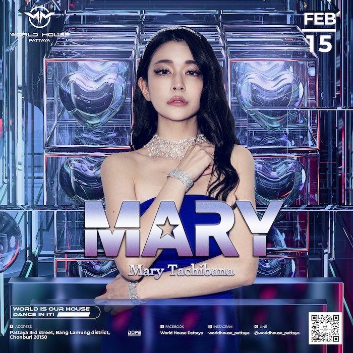 Mary Tachibana at World House Pattaya February 15th 2025