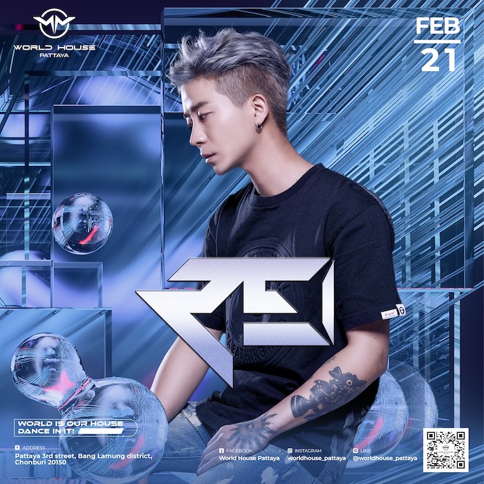 DJ Rei (Korea) at World House Pattaya February 21st 2025