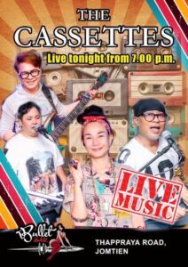 The Cassettes at Bullet Bar Pattaya February 7th 2025