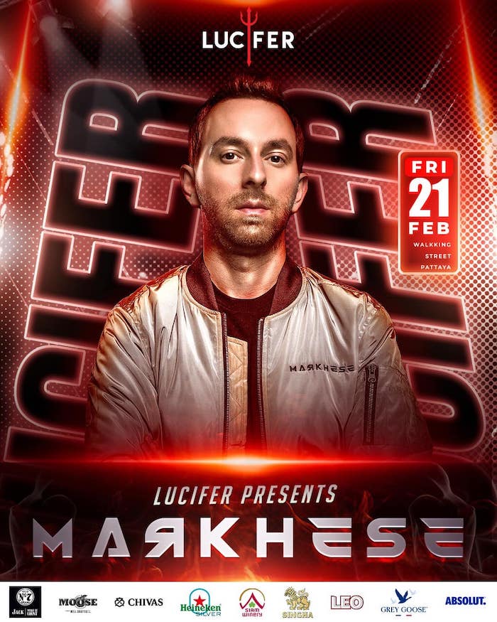 MARKHESE live at Lucifer Club Pattaya February 21st 2025