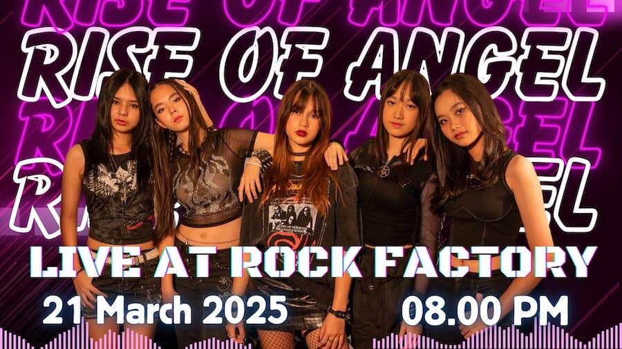 Rise of Angels Band at Rock Factory Pattaya March 21 2025